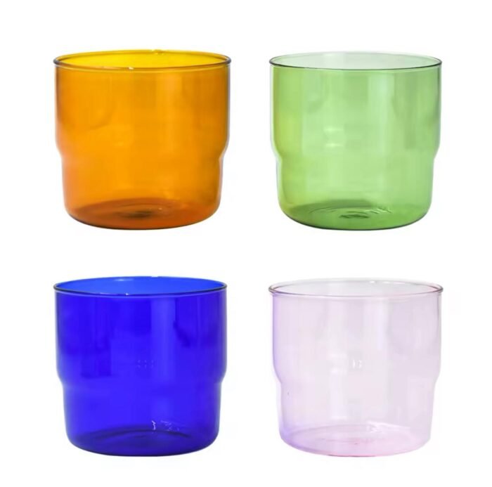 COLORFUL GLASS CUPS SET - Image 3