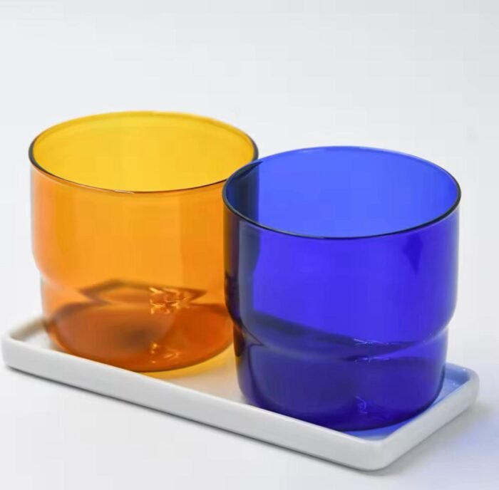 COLORFUL GLASS CUPS SET - Image 4