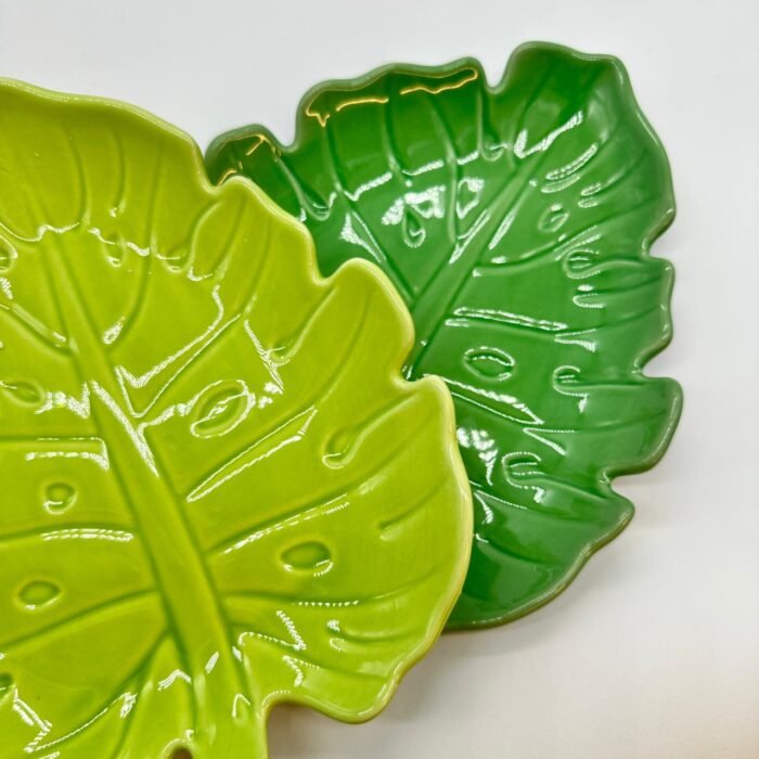 CERAMIC SERVING LEAVES PLATES - Image 3