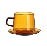 GLASS MUG WITH PLATE - Image 5