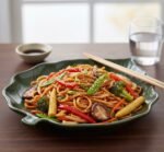 LEAF CERAMIC BIG SERVING PLATE