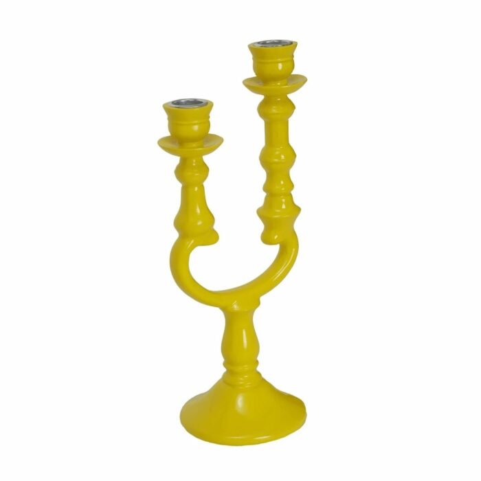 YELLOW CANDLE HOLDER - Image 3