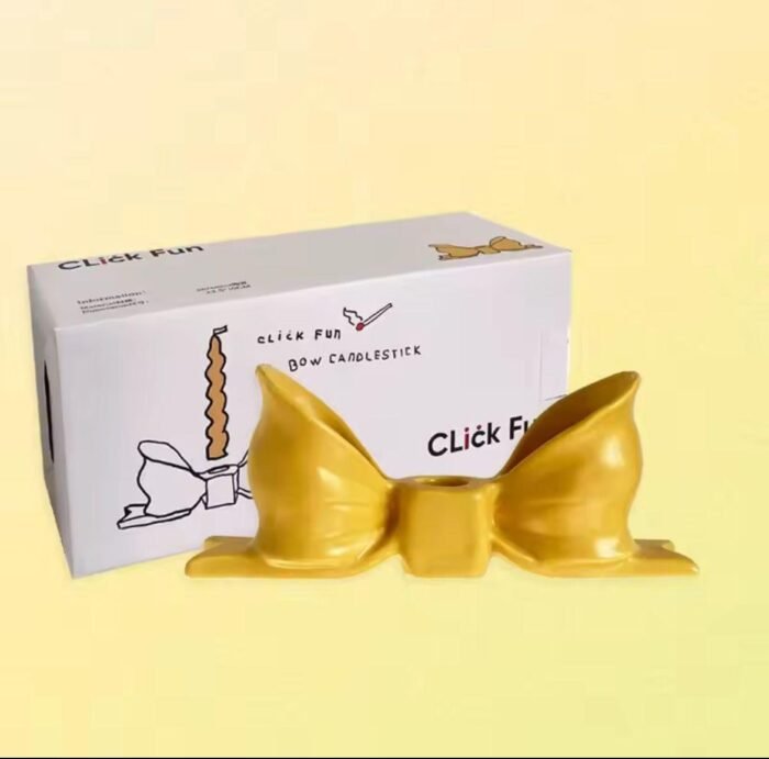 CANDLESTICK CERAMIC ORNAMENT - Image 2