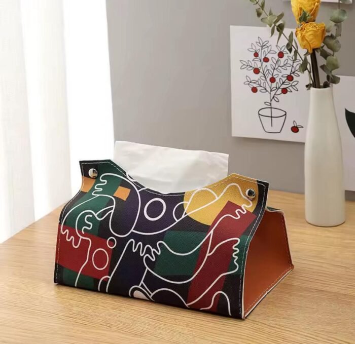 HENRI MATISSE LEATHER TISSUE BOX - Image 2