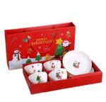 SET OF 4 BOWLS AND 2 PLATES WITH GIFT BOX - Image 6