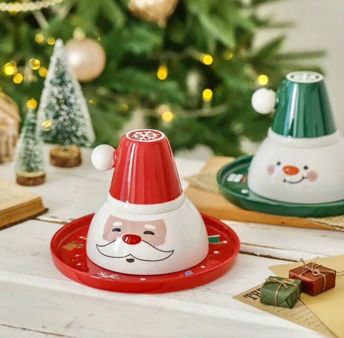 SANTA MUG + BOWL + PLATE - Image 1