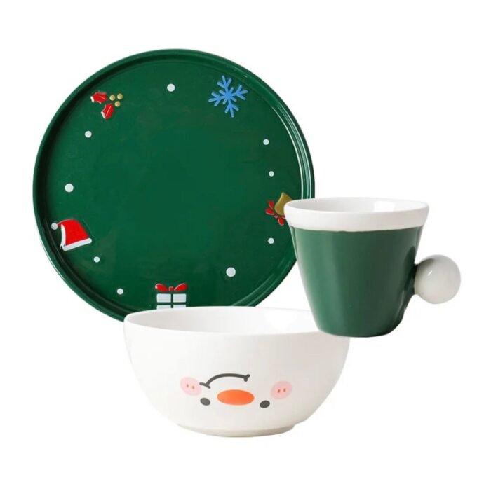 SANTA MUG + BOWL + PLATE - Image 3