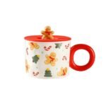 CHRISTMAS MUG WITH RUBBER LID - Image 2