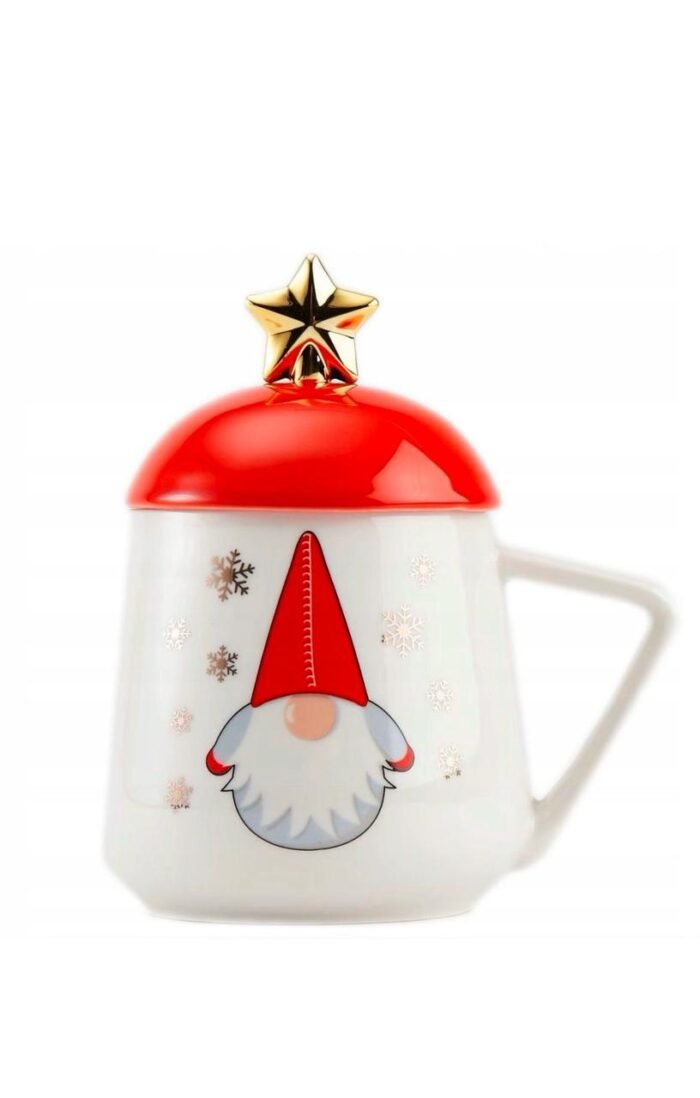 STAR CHRISTMAS MUG WITH SPOON - Image 2