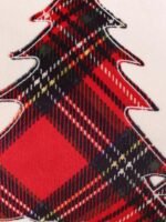 SCOTTISH PLAID PATTERN TREE CUSHION COVER - Image 3