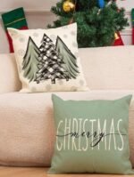 SET OF 4 MINT CHRISTMAS CUSHIONS COVERS - Image 4