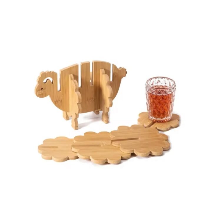 BAMBOO COASTERS SET - Image 4
