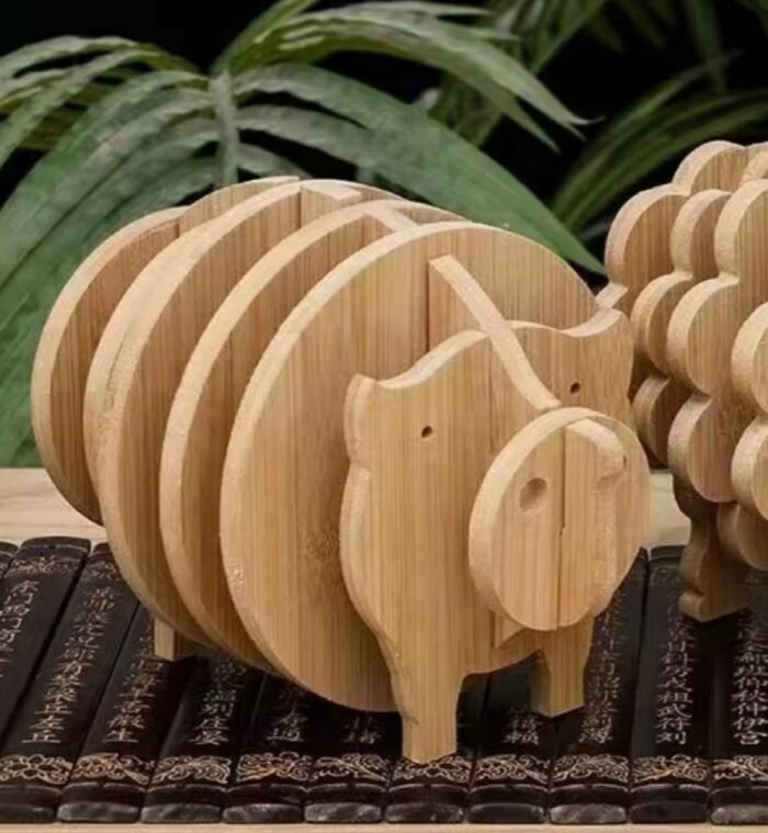 BAMBOO COASTERS SET - Image 6