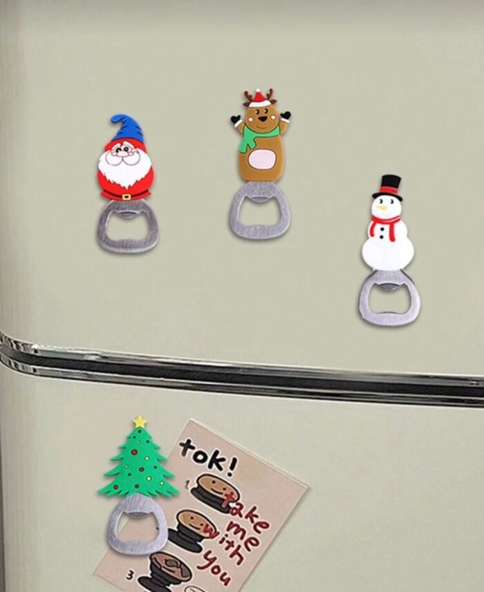 CHRISTMAS BOTTLE OPENER - FRIDGE MAGNET FUNCTION - Image 3