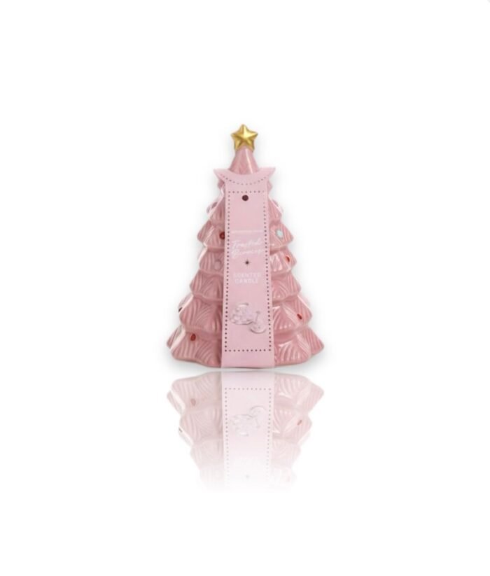 CHRISTMAS CERAMIC TREE SCENTED CANDLE - Image 1