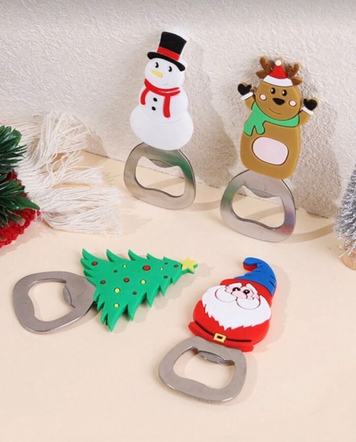 CHRISTMAS BOTTLE OPENER - FRIDGE MAGNET FUNCTION - Image 1