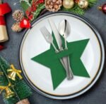 STAR CHRISTMAS CUTLERY HOLDER SET OF FIVE - Image 3