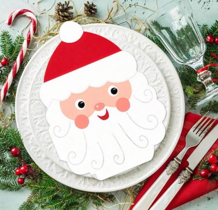 20 PCS CHRISTMAS NAPKINS - Image 1