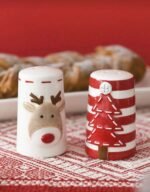 CHRISTMAS TREE AND REINDEER SALT & PEPPER