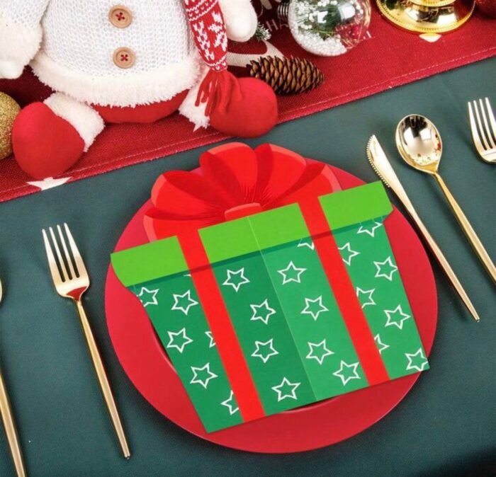 20 PCS CHRISTMAS NAPKINS - Image 4