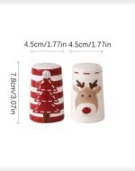 CHRISTMAS TREE AND REINDEER SALT & PEPPER - Image 5