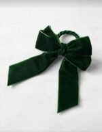 CHRISTMAS VELVET BOW RING NAPKIN HOLDER SET OF 4 - Image 5