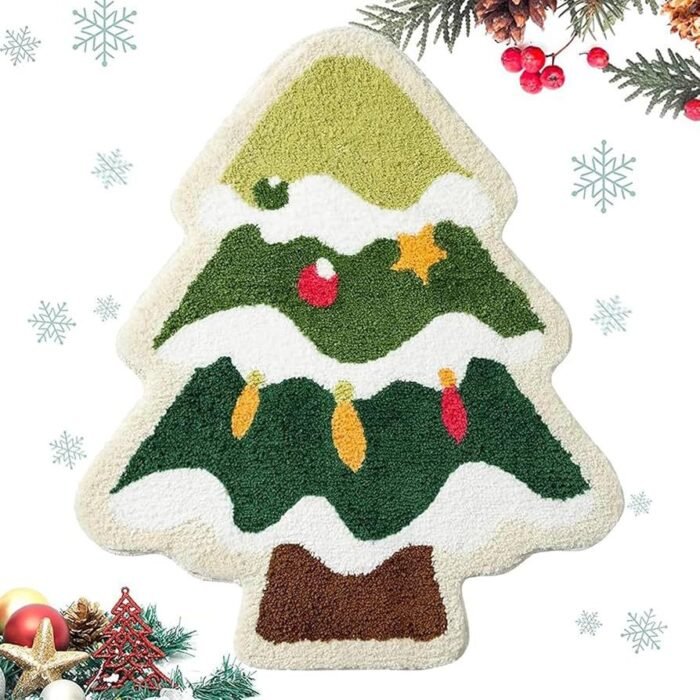CHRISTMAS TREE SHAPED CARPET - Image 4