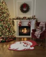 SANTA SHAPED CARPET