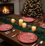 GINGERBREAD CERAMIC CHRISTMAS PLATE 27 CM - Image 3