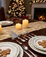 CHRISTMAS SET OF 6 FORKS AND 2 CAKE KNIVES - Image 9