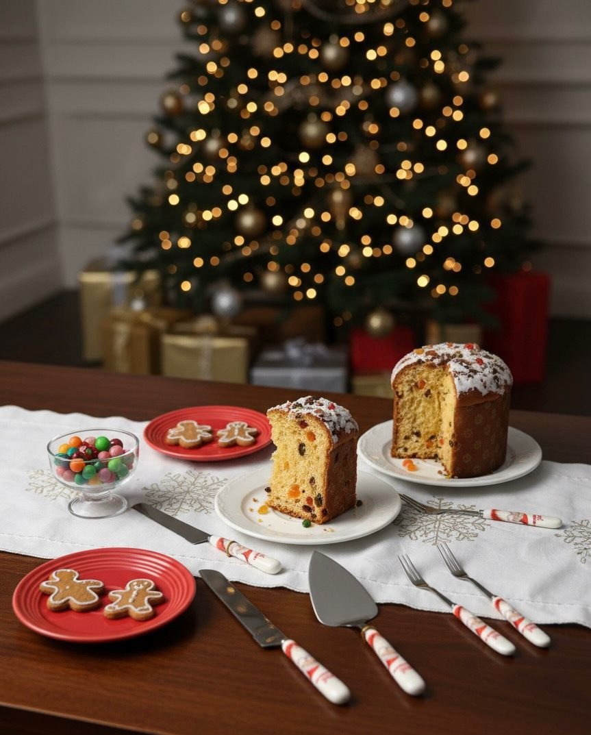 WhatsApp Image 2025-10-23 at 4.52.39 PM CHRISTMAS SET OF 6 FORKS AND 2 CAKE KNIVES - Image 1