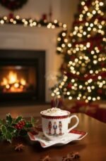 NUTCRACKER CUP AND SAUCER IN A GIFT BOX