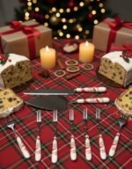CHRISTMAS SET OF 6 FORKS AND 2 CAKE KNIVES - Image 10