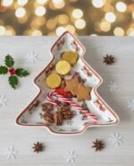CHRISTMAS SANTA TREE PLATE IN A GIFT BOX - Image 5