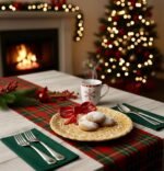 CHRISTMAS BOW CERAMIC DISH 29 CM - Image 2