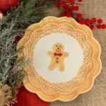 GINGERBREAD CERAMIC CHRISTMAS PLATE 27 CM