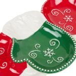 THREE CHRISTMAS MITTENS PLATE 35 CM - Image 3