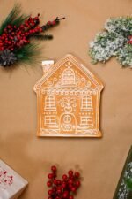 CHRISTMAS CERAMIC COOKIE GINGERBREAD HOUSE 23 CM - Image 2
