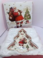 CHRISTMAS SANTA TREE PLATE IN A GIFT BOX - Image 2