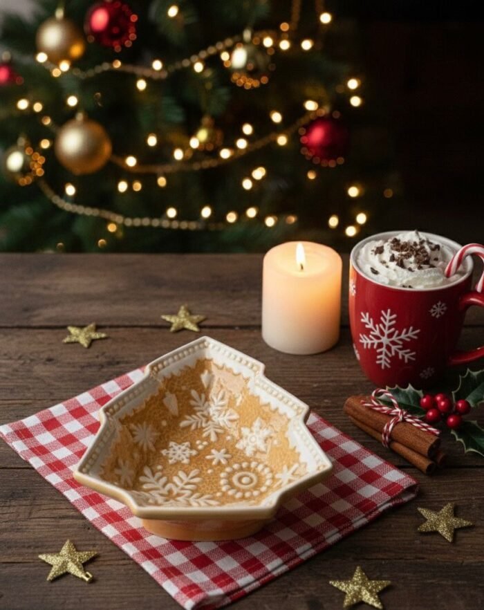 CHRISTMAS TREE CERAMIC BOWL - Image 5