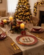 SET OF SIX CHRISTMAS PLATES IN A GIFT BOX - Image 3