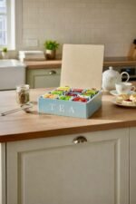 WOODEN TEA BOX