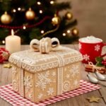 CHRISTMAS CERAMIC GIFT CANDY BOX