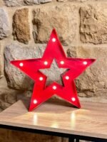 CHRISTMAS METAL BIG STAR WITH LED LIGHTS - Image 2