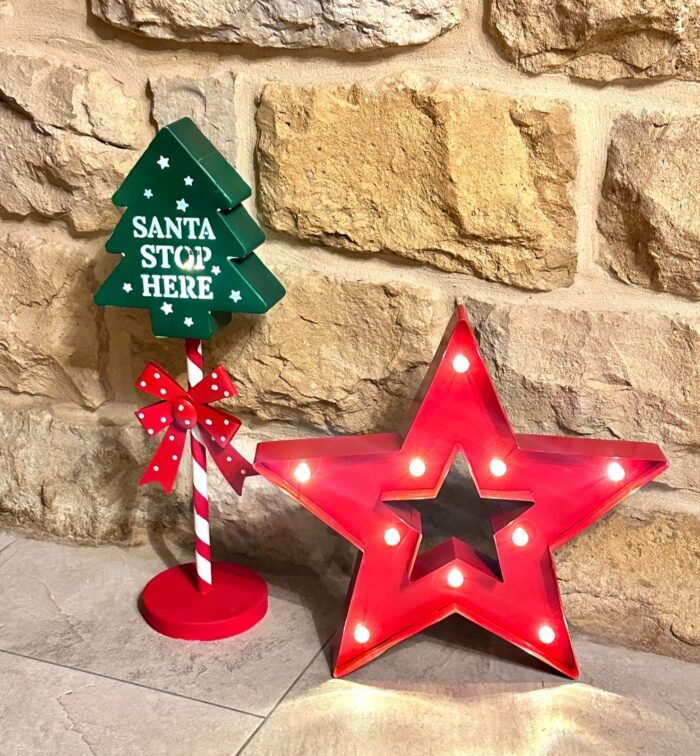 CHRISTMAS METAL BIG STAR WITH LED LIGHTS - Image 3
