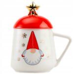 STAR CHRISTMAS MUG WITH SPOON