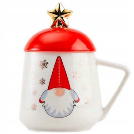 STAR CHRISTMAS MUG WITH SPOON