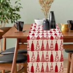 CHRISTMAS TREE TABLE RUNNER