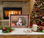 CHRISTMAS RECTANGULAR TRAY (SANTA WITH TREE) 35 cm - Image 2