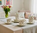 SET OF SIX COFFEE CUPS AND SAUCERS IN A BOX - Image 3